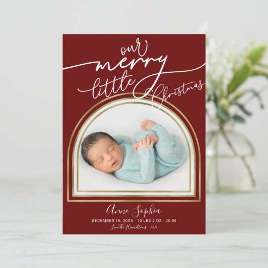 アーチフレームクリスマス誕生発表 シーズンカード (スタンド正面)