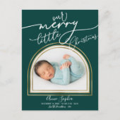 アーチフレームクリスマス誕生発表 シーズンポストカード (正面)