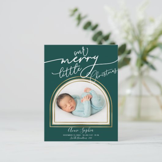 アーチフレームクリスマス誕生発表 シーズンポストカード (スタンド正面)