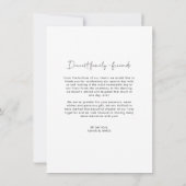 アーチフレー結婚ムの写真サンキューカード サンキューカード (裏面)