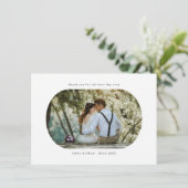 アーチフレー結婚ムの写真サンキューカード サンキューカード (スタンド正面)