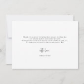 アーチフレー結婚ムの写真サンキューカード サンキューカード (裏面)