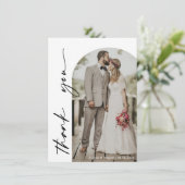 アーチフレー結婚ムの写真サンキューカード サンキューカード (スタンド正面)