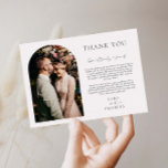 アーチフレー結婚ムの写真サンキューカード サンキューカード<br><div class="desc">ミニマモダンリストと結婚サンキューカード。文字とメッセージはカードの背面で編集できる。レイアウト、フォント、文字サイズの変更など、このデザインの高度なカスタマイズを行うには、上クリックの「」ボタカスタマイズンを使用してください。何か連絡質問があれば私に頼む！</div>