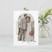 アーチフレー結婚ムの写真サンキューカード サンキューカード (スタンド正面)