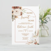 アーチフローラボホパンプキン引っ越し祝いパーティーパーティー 招待状 (スタンド正面)