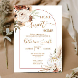 アーチフローラボホパンプキン引っ越し祝いパーティーパーティー 招待状