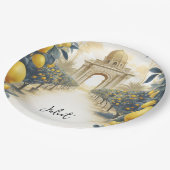 アーチフードおもしろいフルーツライムレモンブライダルシャワー ペーパープレート (アングル)