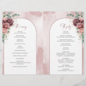 アーチブルゴーニュ素朴ー赤面バラユーカリ折り畳み (裏面)