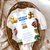 アーチブルー地区の農家市場でベビーシャワー