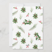 アーチホリモダンベリーメリークリスマス シーズンカード (裏面)