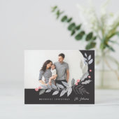 アーチホリーベリー葉ズクリスマス写真 シーズンカード (スタンド正面)