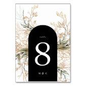 アーチボタニカルユーカリプツゴールデングリーナリーモス テーブルナンバー (裏面)