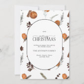 アーチボホモダンウィンターシトラスメリークリスマスホール シーズンカード (正面)