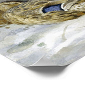 アーチボルトの胸焼き冬の風景(マラード付) ポスター (角)