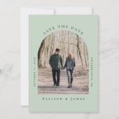 アーチミニマル型フォトセージ緑 セーブザデート (正面)