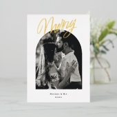 アーチメリーモダン 箔シーズンカード (立ち正面)