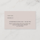 アーチモダンが友達を参照 紹介カード (裏面)