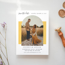 アーチモダンイエロ結婚ーの写真