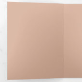 アーチモダンシグネチャーカクテルドリンク結婚メニュー 三つ折りカード (内部最初)