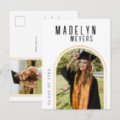 アーチモダント写真卒業 ポストカード (正面/裏面)