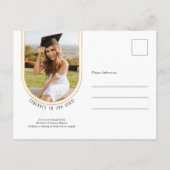 アーチモダント写真卒業 ポストカード (裏面)