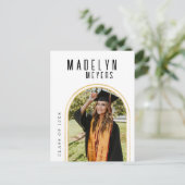 アーチモダント写真卒業 ポストカード (スタンド正面)