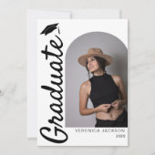 アーチモダント写真卒業 案内状 (正面)