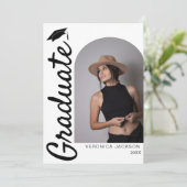 アーチモダント写真卒業 案内状 (スタンド正面)