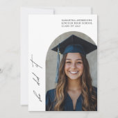 アーチモダント写真卒業 | 2025年クラス 招待状 (正面)