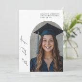 アーチモダント写真卒業 | 2025年クラス 招待状 (スタンド正面)