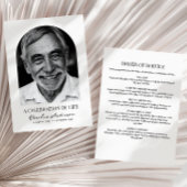 アーチモダント写真葬儀または追悼式 プログラム