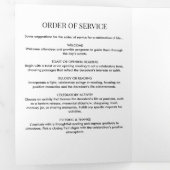 アーチモダンフォトお祝いオブ・ライフ 三つ折りプログラム (内部最初)