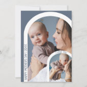 アーチモダンフォトコラージュ | Mothers Day Holiday Ca シーズンカード (正面)