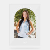 アーチモダンフォト卒業エレガントパーティーへようこそ アクリルサイン (正面)