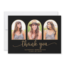 アーチモダンブラック金ゴールド3写真卒業