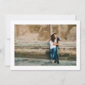 アーチモダンミニマル | 3写真日付の保存 セーブザデート (裏面)