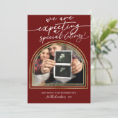 アーチモダンョークリスマス妊娠発表 シーズンカード (スタンド正面)