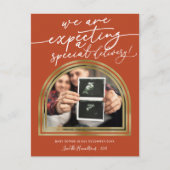 アーチモダンョークリスマス妊娠発表 シーズンポストカード (正面)