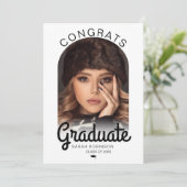 アーチモダンー写真のミニマル卒業 案内状 (スタンド正面)