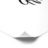 アーチモダンー写真パーソナライズされた卒業へようこそ ポスター (コーナー)