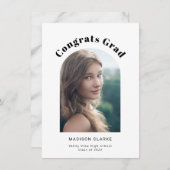 アーチモダンー卒業写真 案内状 (正面/裏面)