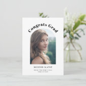 アーチモダンー卒業写真 案内状 (スタンド正面)