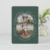 アーチモダン写真のエレガント類型の植物体 シーズンカード (スタンド正面)