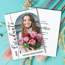 アーチモダン型写真卒業パーティー