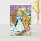 アーチャンエルウリエルグリーティングカード カード (黄色い花)