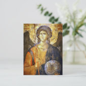 アーチャンエルガブリエル正教会のキリスト教のアイコン ポストカード (スタンド正面)
