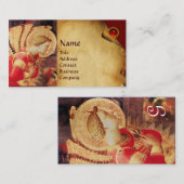 アーチャンエルガブリエル金ゴールドメタリックモノグラム 名刺 (正面/裏面)