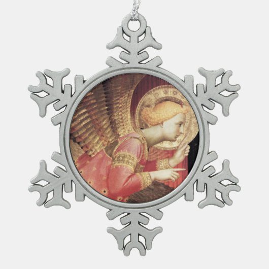 アーチャンエルガブリエル スノーフレークピューターオーナメント (正面)