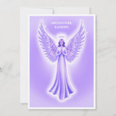 アーチャンエルザッキエルパープルとホワイトクリスマス シーズンカード (正面)